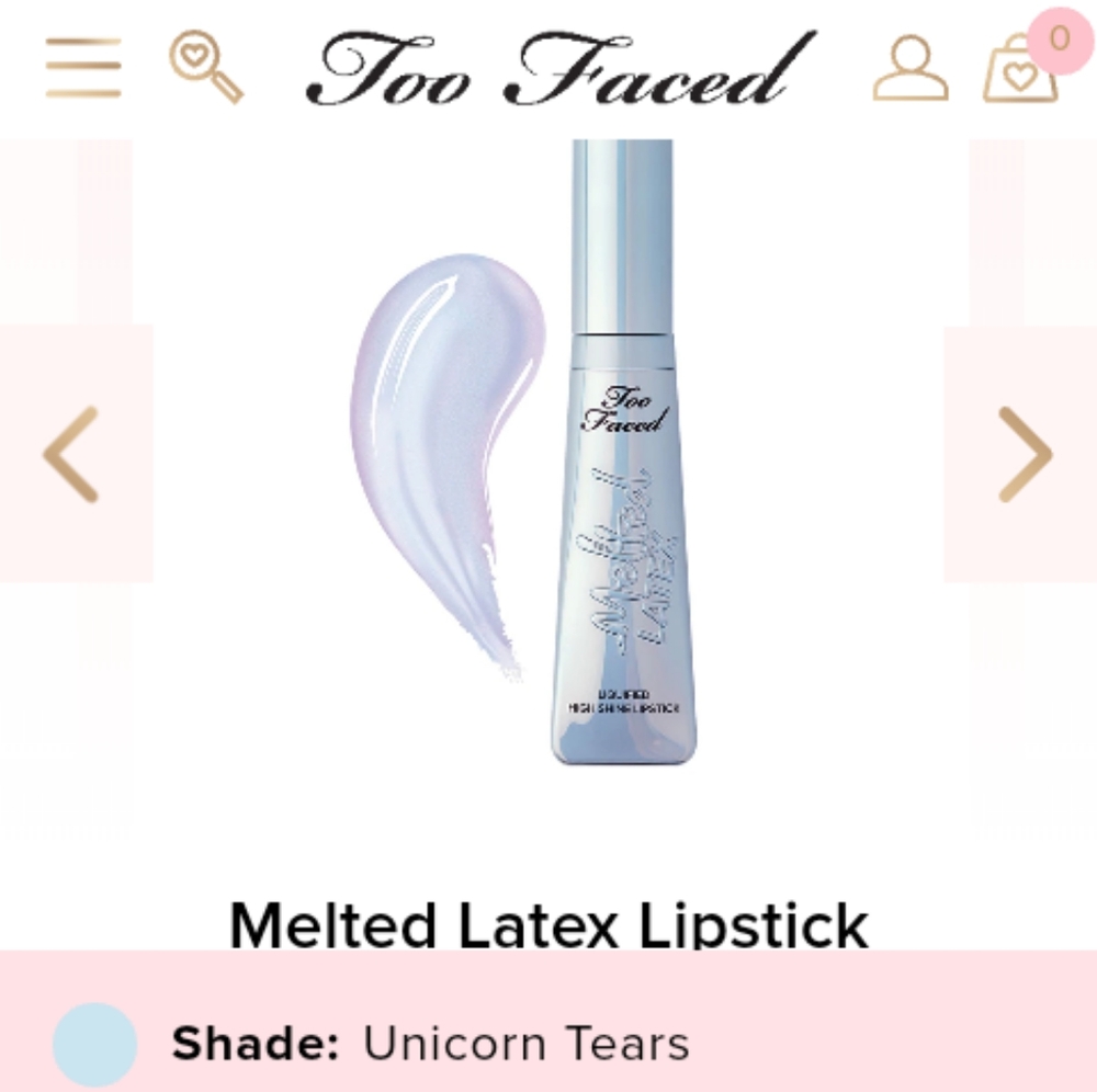 Too Faced melted latex unicorn tears